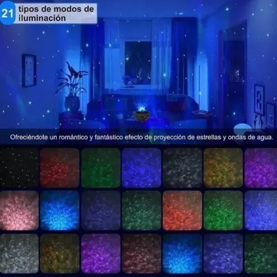 Miniatura 3 de Proyector Led Estrellas Nebulosa Galaxi